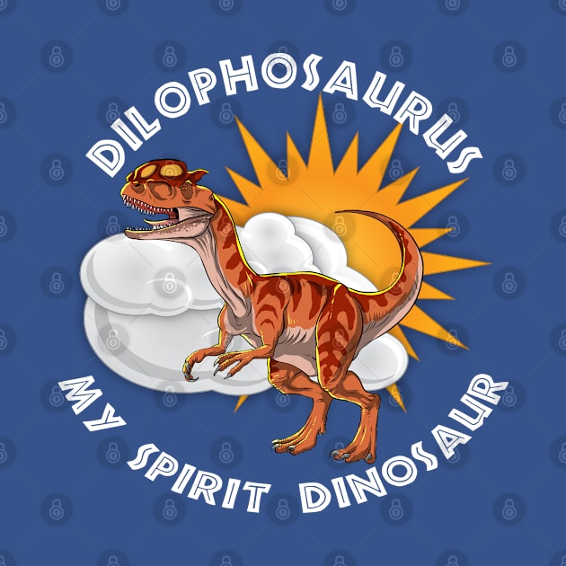 My Dilophosaurus Dinosaur Spirit Design by Terra Fossil Merch