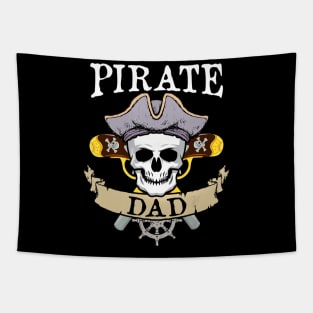 Pirate Dad Halloween Matching Family Costume Gift Tapestry