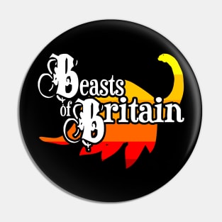 Beasts of Britain (Nessie Logo, Orange) Pin
