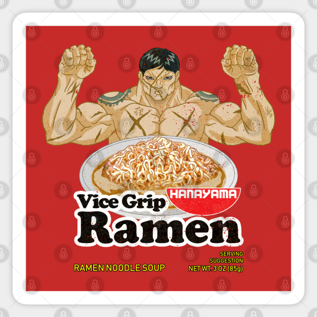 Vice Grip Ramen - Anime - Sticker