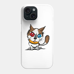 Funny Sarcastic Cat Beautiful Cat’s Eyes Cute Cats Meow. Another Cat Is Bored Phone Case