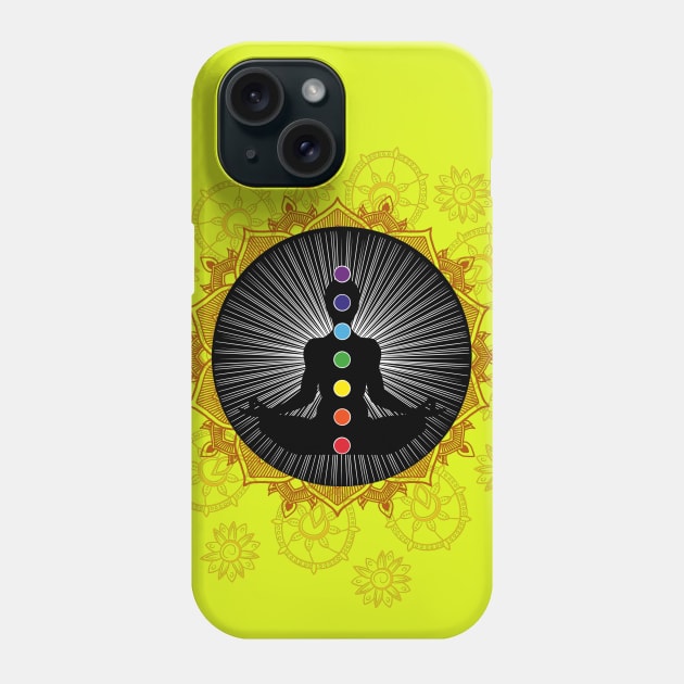 Chakra Mandala Phone Case by AmandasCraftCorner