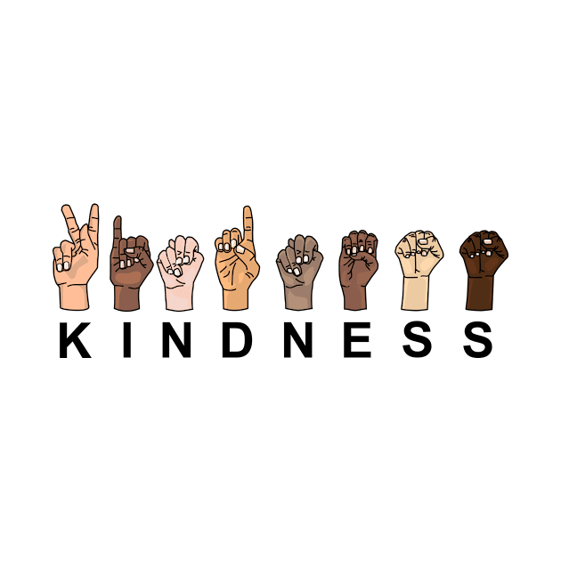 KINDNESS in Sign Language by JeRaz_Design_Wolrd