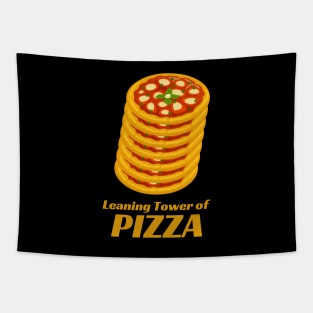 Leaning Tower of Pizza Tapestry