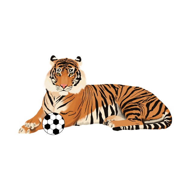 Soccer Tiger by College Mascot Designs