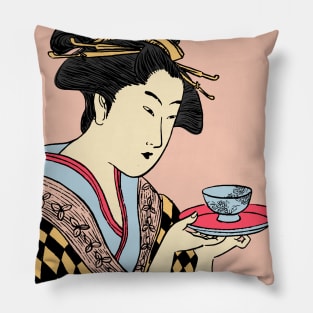 Geisha Tea Time Pillow