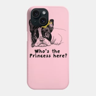 French bulldog is little princess Phone Case