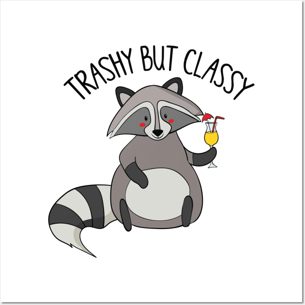  Trash Panda Raccoon Art Cute Foodie Print 11 x 14 inch