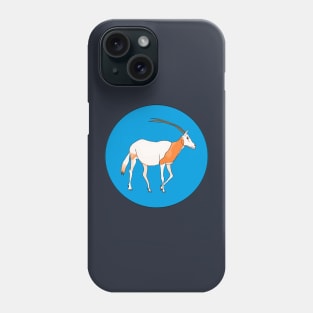 Scimitar-Horned Oryx Phone Case