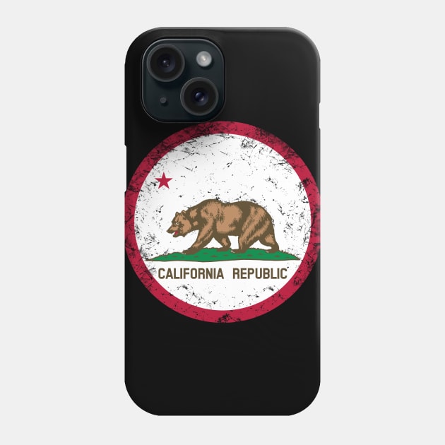 Vintage California Republic Flag Phone Case by Scar