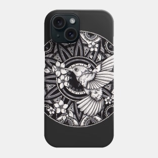 Humming Bird Mandala Phone Case