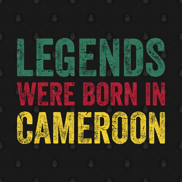 Vintage Design Cameroonian Flag Cameroon by MGS