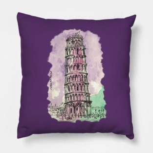 The Tower of Pisa (Torre di Pisa) Pillow