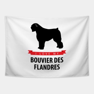 I Love My Bouvier des Flandres Tapestry