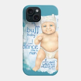 Finn the buff baby (Adventure Time fan art) Phone Case