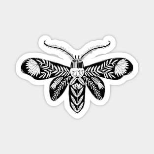 Folk Moth Magnet