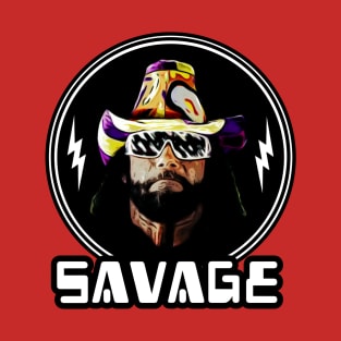 Randi Savage Black head T-Shirt