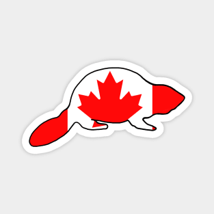 Canada Flag Beaver Magnet