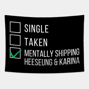 Mentally Shipping Heeseung & Karina Tapestry