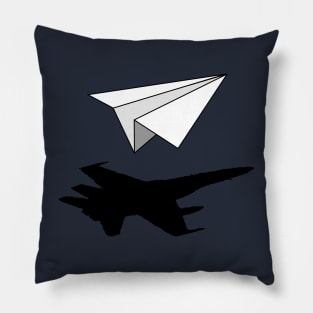 Aeronautical Engineer Paper Airplane Pillow