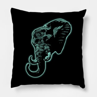 Elephant Light1 Pillow