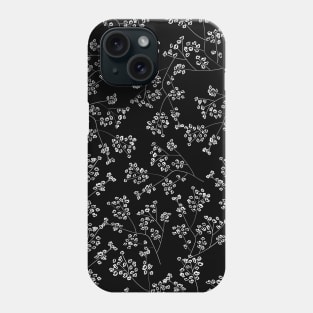 Gysophila (black) Phone Case