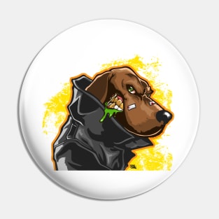 THE CRIME DOG Pin