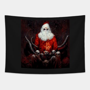 Cursed Santa Claus Tapestry