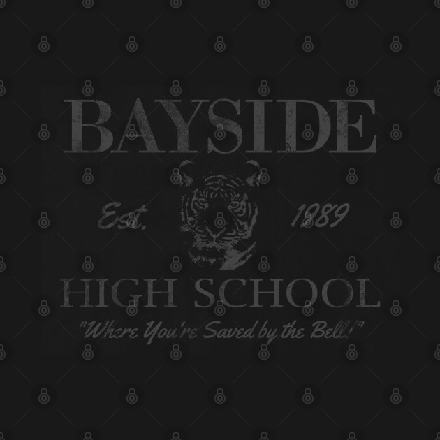 Disover Bayside High School, distressed - Saved By The Bell - T-Shirt