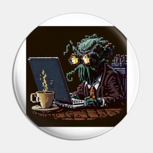 Nerdy Azathoth PixelArt Pin