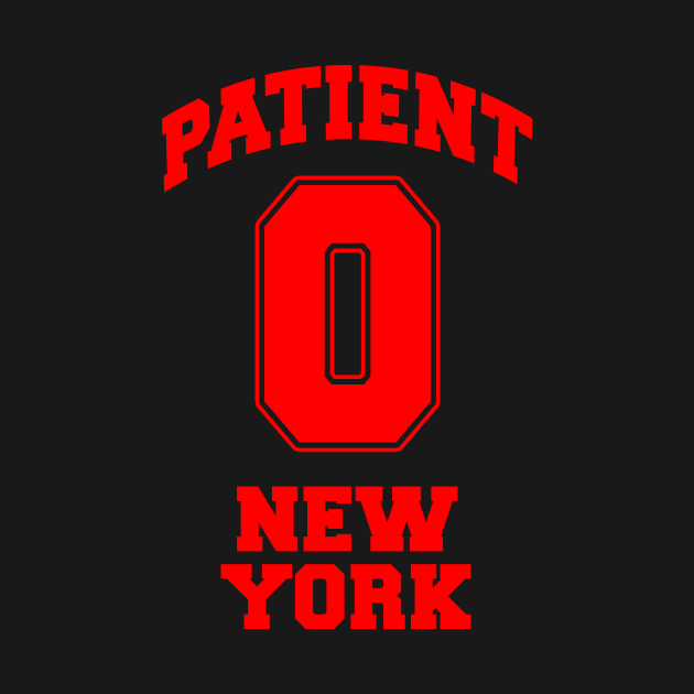 Patient Zero Zombie New York - Red by MotiviTees