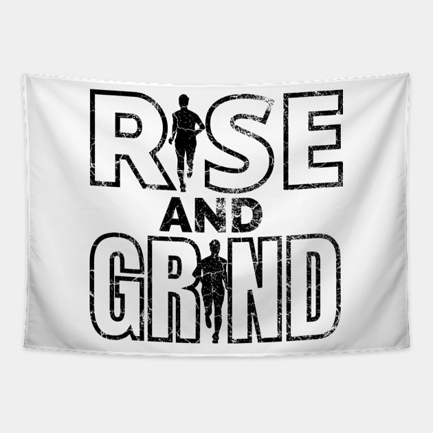 Rise and Grind Tapestry by IndiPrintables