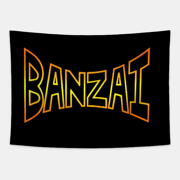 Banzai skateboards Tapestry by mygenerasian