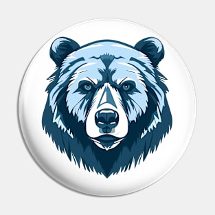 Grizzly Bear Animal Freedom World Wildlife Wonder Vector Graphic Pin