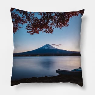Mount Fuji Autumn Pillow