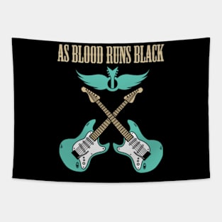 AS BLOOD RUNS BLACK BAND Tapestry