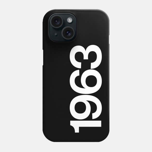 1963 Phone Case by Monographis