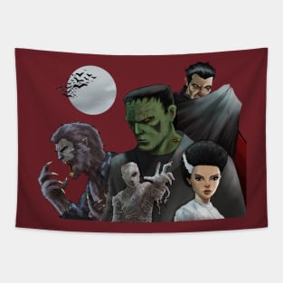 Universal Monsters Tapestry