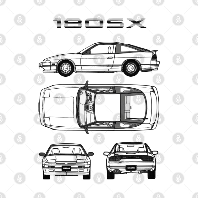 Nissan 180SX Blueprint by Industree Designs