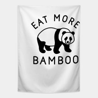 Eat More Bamboo Tapestry