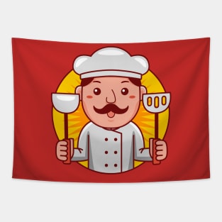 Chef Man Tapestry