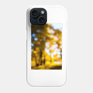 Defocused nature background Phone Case