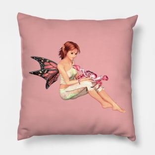 Cancer woman girl fairy faerie elf crab zodiac horoscope Pillow