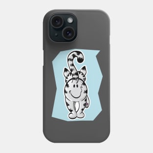 cat smile, funny cat Phone Case