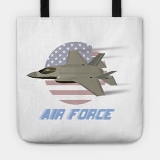 American Air Force F35 Jet Fighter Tote