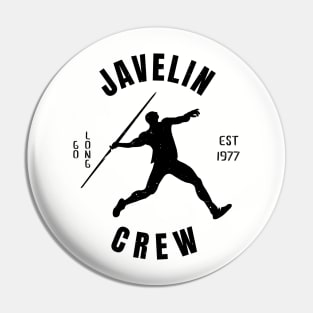 Mens Athletics Javelin Crew Athlete Gift Pin