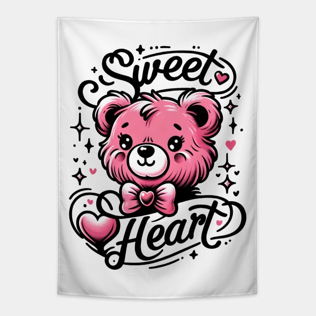 Sweet Heart Tapestry by MZeeDesigns