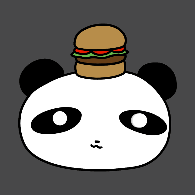 Hamburger Panda Face by saradaboru