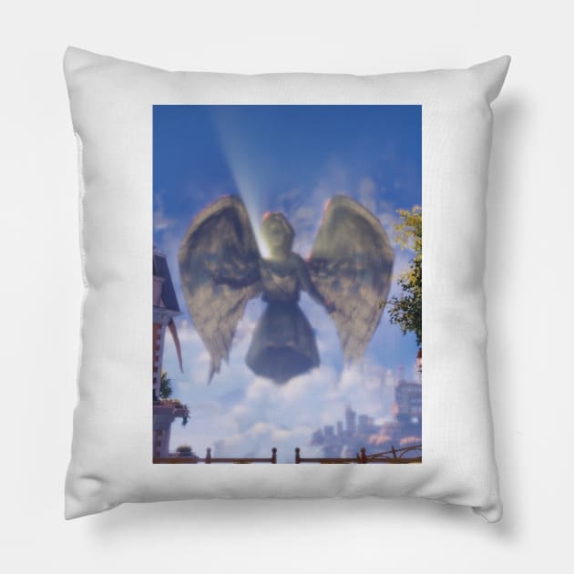 Bioshock Infinite Opening Scene Pillow by gruntcooker