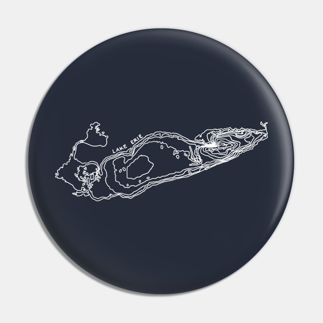 Lake Eerie Pin by simplistictees